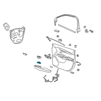 OEM Cadillac XT4 Window Switch Diagram - 84583136