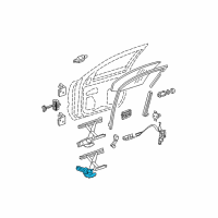 OEM 2010 GMC Canyon Window Motor Diagram - 19167713