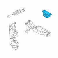 OEM 2004 Infiniti G35 Insulator-Engine Mounting, Rear Diagram - 11320-AF800