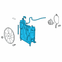 OEM Scion Shroud Assembly Diagram - 16711-40040