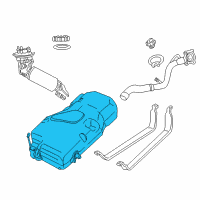 OEM 2004 Chrysler PT Cruiser Fuel Tank Diagram - 5085019AC