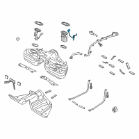 OEM 2019 Ford Mustang Fuel Gauge Sending Unit Diagram - FR3Z-9A299-A