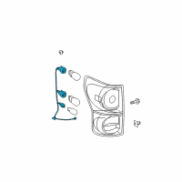 OEM 2007 Toyota Tundra Socket & Wire Diagram - 81565-0C070