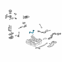 OEM 2002 Acura RSX Tube, Fuel Vent (Orvr) (Epfs) Diagram - 17725-S5A-A32