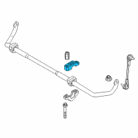 OEM 2018 BMW 530i xDrive Holder, Stabiliser, Upper Section Diagram - 31-35-6-861-471