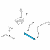 OEM 2013 Kia Optima Radiator Assembly-Inverter Diagram - 253084R000