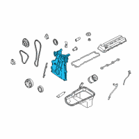 OEM Nissan Frontier Cover Assy-Front Diagram - 13501-3S502