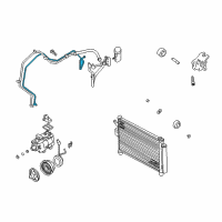 OEM 2004 Hyundai Accent Tube-Liquid Diagram - 97767-25001