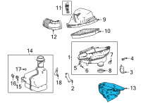 OEM 2021 Acura TLX DUCT, AIR IN Diagram - 17250-6S9-A02