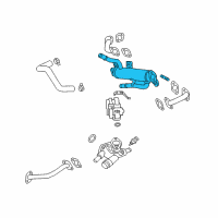 OEM 2017 Kia Optima EGR Cooler Diagram - 284602E920