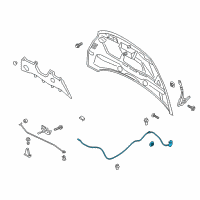 OEM Ford Release Cable Diagram - CV6Z-16916-A