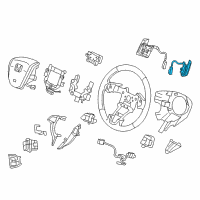 OEM Honda Switch Assy., R. Paddle Shift *NH167L* (GRAPHITE BLACK) Diagram - 78560-TA0-U81ZA