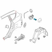 OEM Ford C-Max Latch Diagram - AM5Z-9928610-A