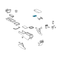 OEM Toyota Camry Lock Diagram - 58908-06020-B0