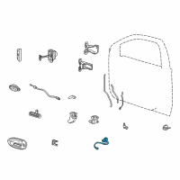 OEM 2001 Ford Taurus Lock Diagram - 5F1Z-5421990-AA