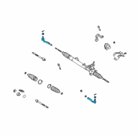 OEM 1989 Toyota Corolla Tie Rod Assembly Diagram - 45046-19175