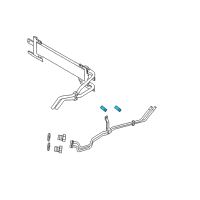 OEM 2013 Ford E-150 Transmission Cooler Clamp Diagram - -W525931-S300