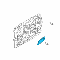 OEM 2013 Ford Explorer Fan Relay Diagram - CT4Z-8B658-A