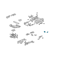 OEM Acura RL Switch Assembly, Driver Side Lumbar Support (Gray) Diagram - 81651-SJA-A01ZB