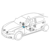 OEM 2017 Toyota Mirai Occupant Module Diagram - 89952-53021