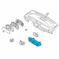 OEM Kia Forte Control Assembly-Heater Diagram - 97250M6310WK