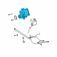 OEM 2008 Dodge Sprinter 3500 Power Steering Pump Diagram - 68012236AA