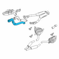 OEM 1998 BMW 740iL Exhaust Manifold Diagram - 11-62-1-439-929