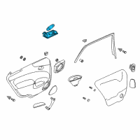 OEM 2015 Chevrolet Caprice Trunk Lamp Diagram - 12787007