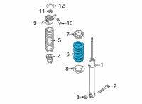 OEM 2022 Hyundai Tucson SPRING-RR Diagram - 55330-N9AC0