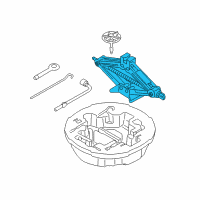 OEM 2009 Kia Amanti Jack Assembly Diagram - 091103K000