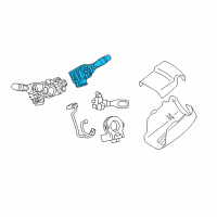 OEM 2012 Scion tC Wiper Switch Diagram - 84652-12A20