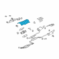 OEM 2012 Acura RL Plate, Floor Heat Baffle Diagram - 74601-SJA-E00