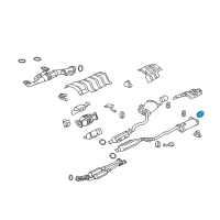 OEM 2006 Acura RL Finisher, Driver Side Exhaust Pipe Diagram - 18320-SJA-E01