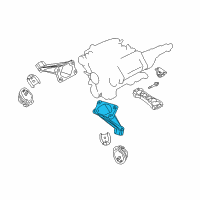 OEM Infiniti M45 Bracket-Engine Mounting Diagram - 11233-AR000