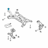 OEM 2015 Ford Focus Front Insulator Diagram - AV6Z-5A103-A