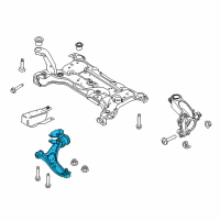 OEM Ford Focus Lower Control Arm Diagram - BV6Z-3079-G