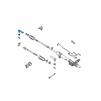 OEM 2014 Nissan Armada Socket Kit-Tie Rod, Outer RH Diagram - 48640-7S025