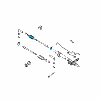 OEM Infiniti Boot Kit-Power Steering Gear Diagram - 48203-7S025