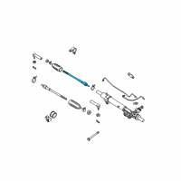 OEM 2014 Nissan Armada Socket Assy-Tie Rod, Inner Diagram - 48521-7S000