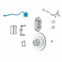 OEM 2008 Dodge Viper Sensor-Anti-Lock Brakes Diagram - 5290952AA