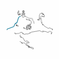 OEM 2012 Kia Sorento Hose-Return Diagram - 575622P100