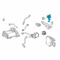 OEM 2020 Lexus IS300 Valve Assy, Vacuum Switching Diagram - 25860-36111