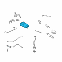 OEM 2012 Hyundai Elantra CANISTER Assembly Diagram - 31420-2H500