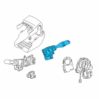 OEM 2016 Lexus GS450h Switch, Windshield WIPER Diagram - 84652-30690