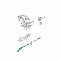 OEM 2005 Ford Explorer Lower Shaft & Joint Assembly Diagram - 3L2Z-3B676-B