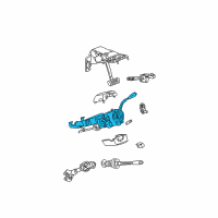 OEM Dodge Ram 1500 Shifter-Gearshift Diagram - 5057372AB