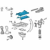 OEM 2020 GMC Canyon Valve Cover Diagram - 12685915