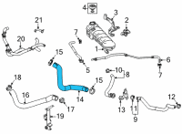 OEM 2020 Chevrolet Corvette Hoses Diagram - 84660332