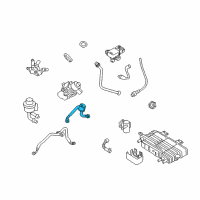 OEM 2011 Mercury Milan Vent Hose Diagram - AE5Z-9J285-D