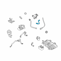 OEM Mercury Milan Rear Oxygen Sensor Diagram - BE5Z-9G444-D